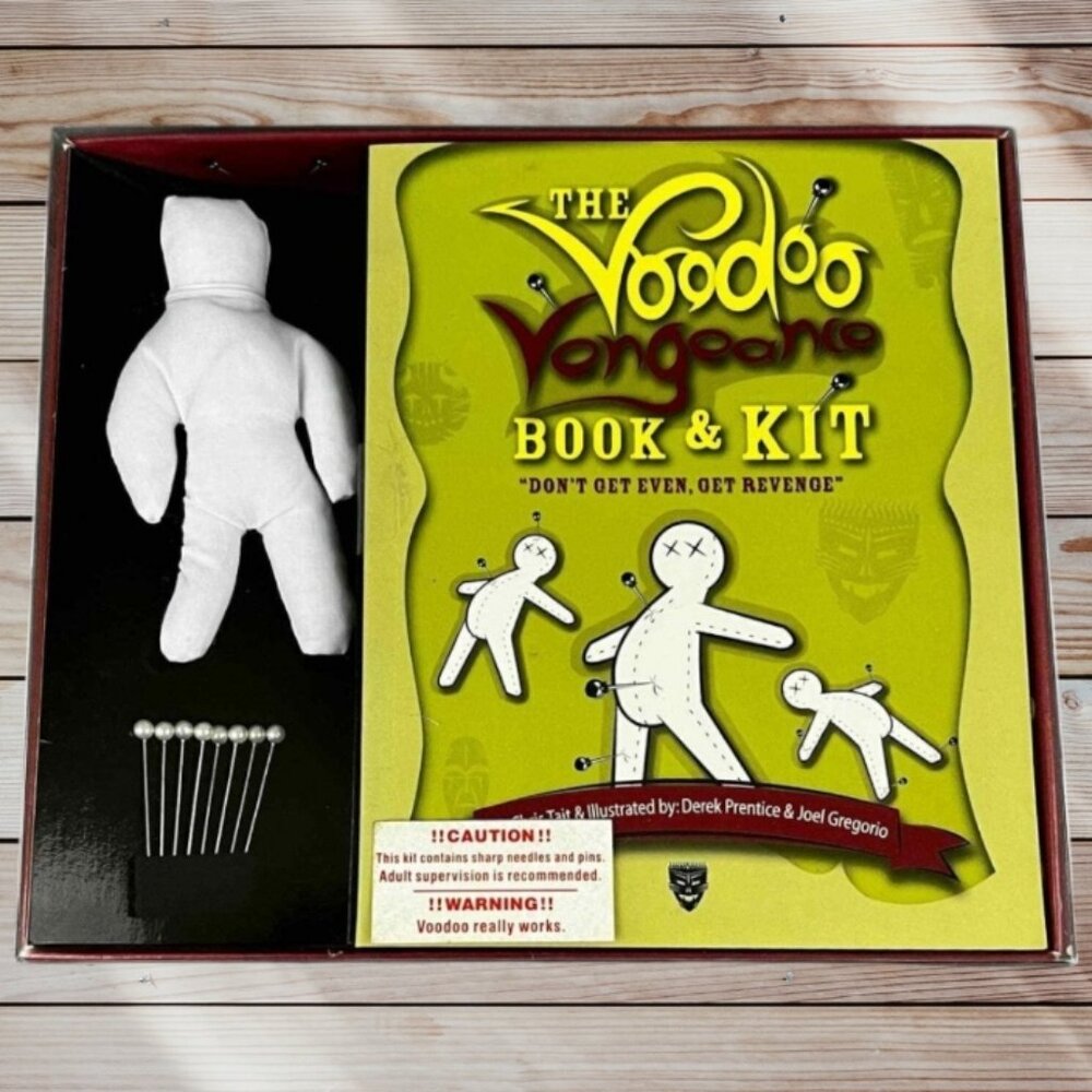 The Voodoo Vengeance Book & Kit - Gag Gift - Funny - Novelty
